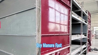 Máy sấy phân gà cho trang trại gia cầm lớn