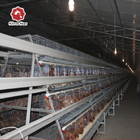 A Type Laying Hens Battery Chicken Cage With Chicken House For Africa