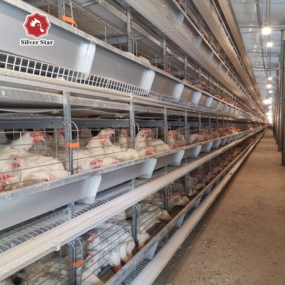 3Rows 28sets / Row A Type Wire Poultry Cage Farming Hens Equipments
