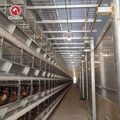 3Rows 28sets / Row A Type Wire Poultry Cage Farming Hens Equipments